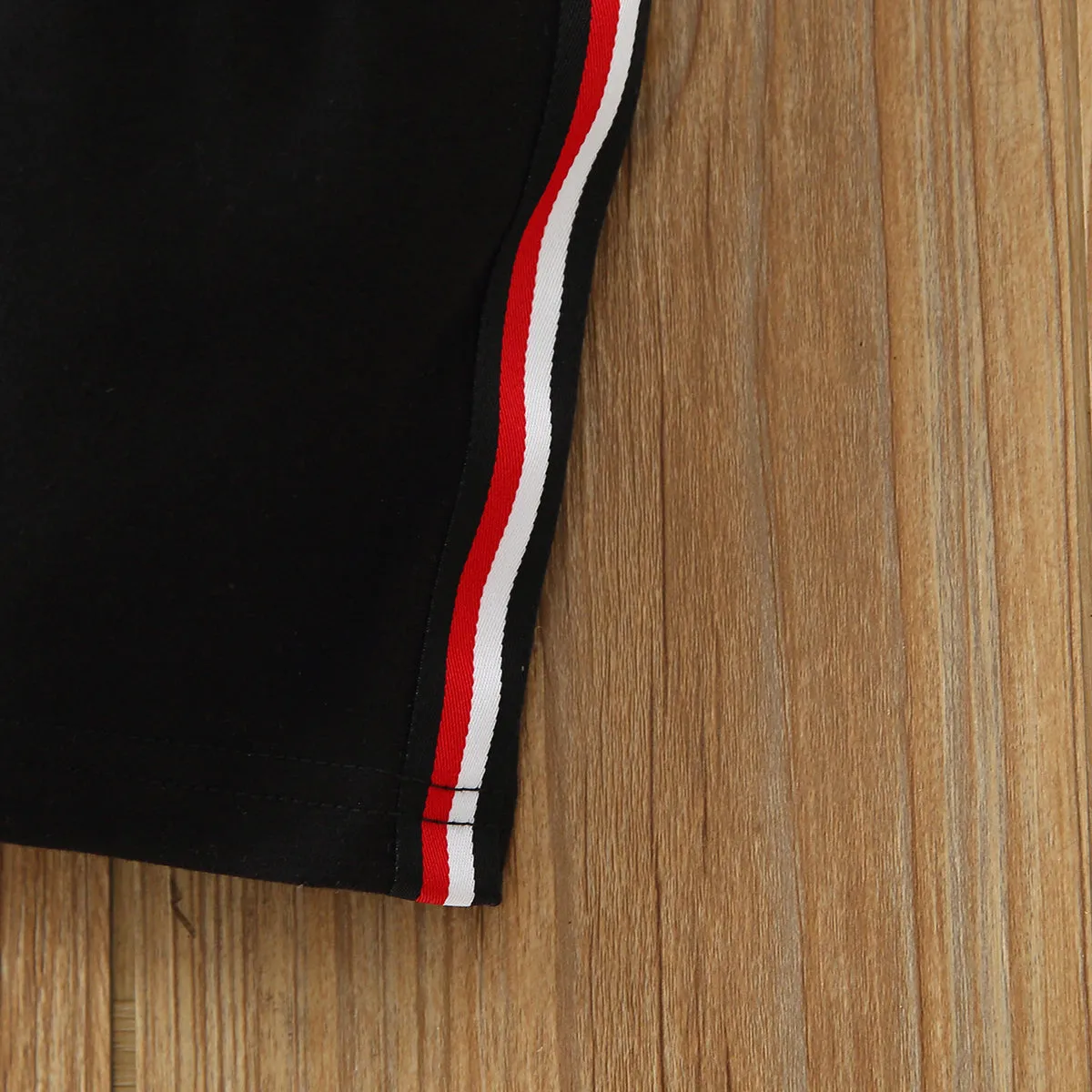 2pcs Toddler Boy Casual Colorblock Striped Polo Shirt and Shorts Set