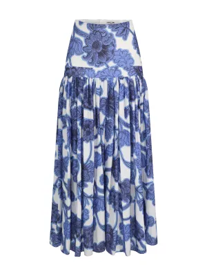 Alexis Napoli Skirt in Blue Abyss