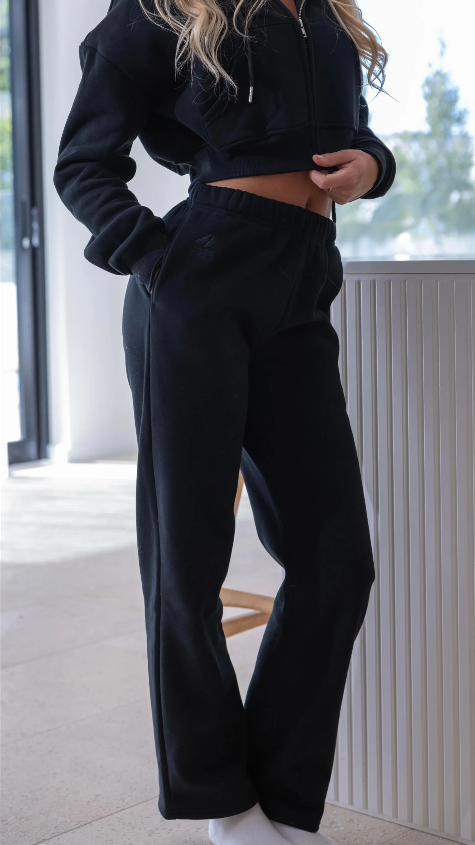 Amber Track Pants Black