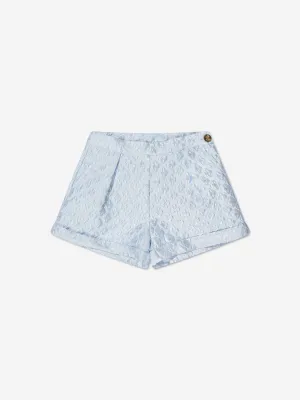 Angels Face Girls Nita Jacquard Shorts in Blue