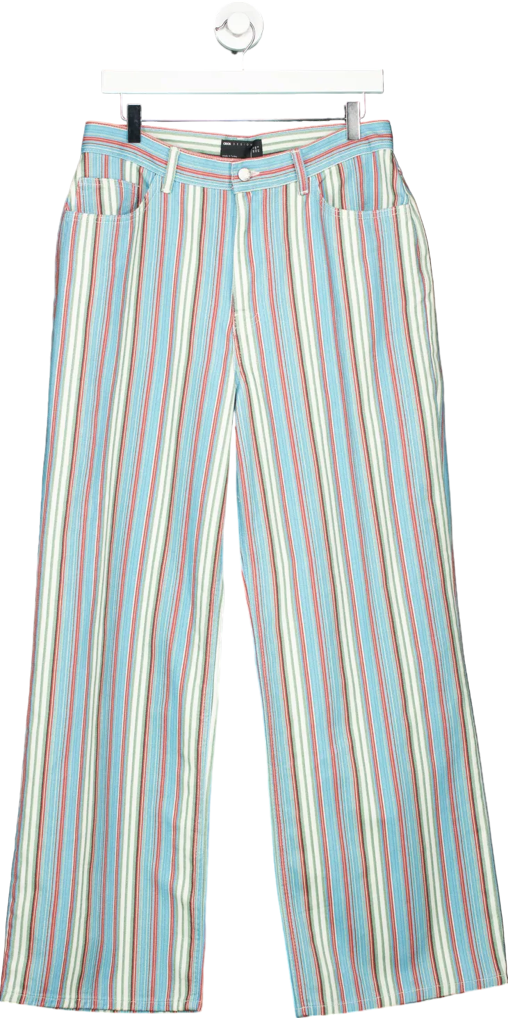 ASOS Multicolour Striped Trousers UK 12