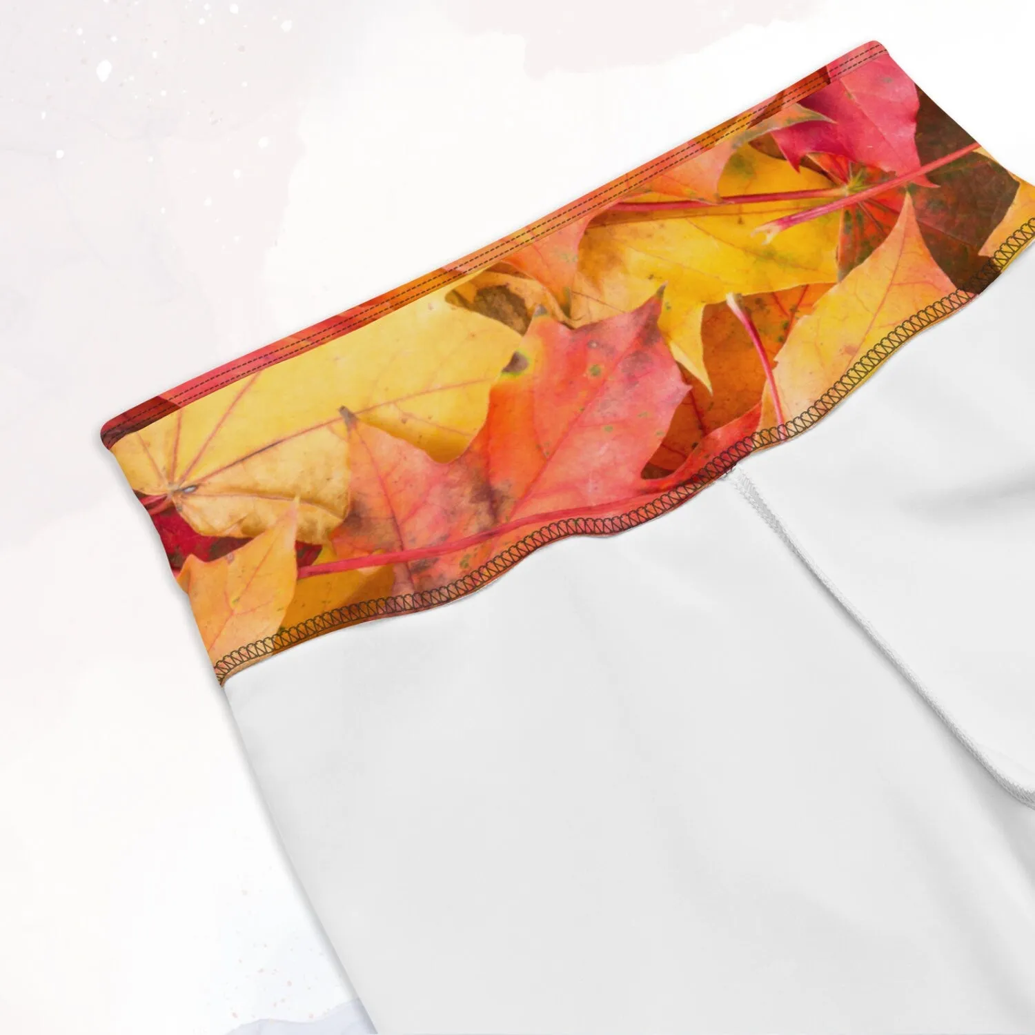 Autumn Leaves Bike Shorts
