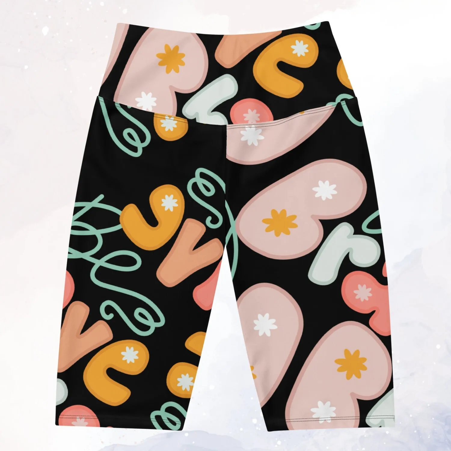 Be Brave Black Biker Shorts