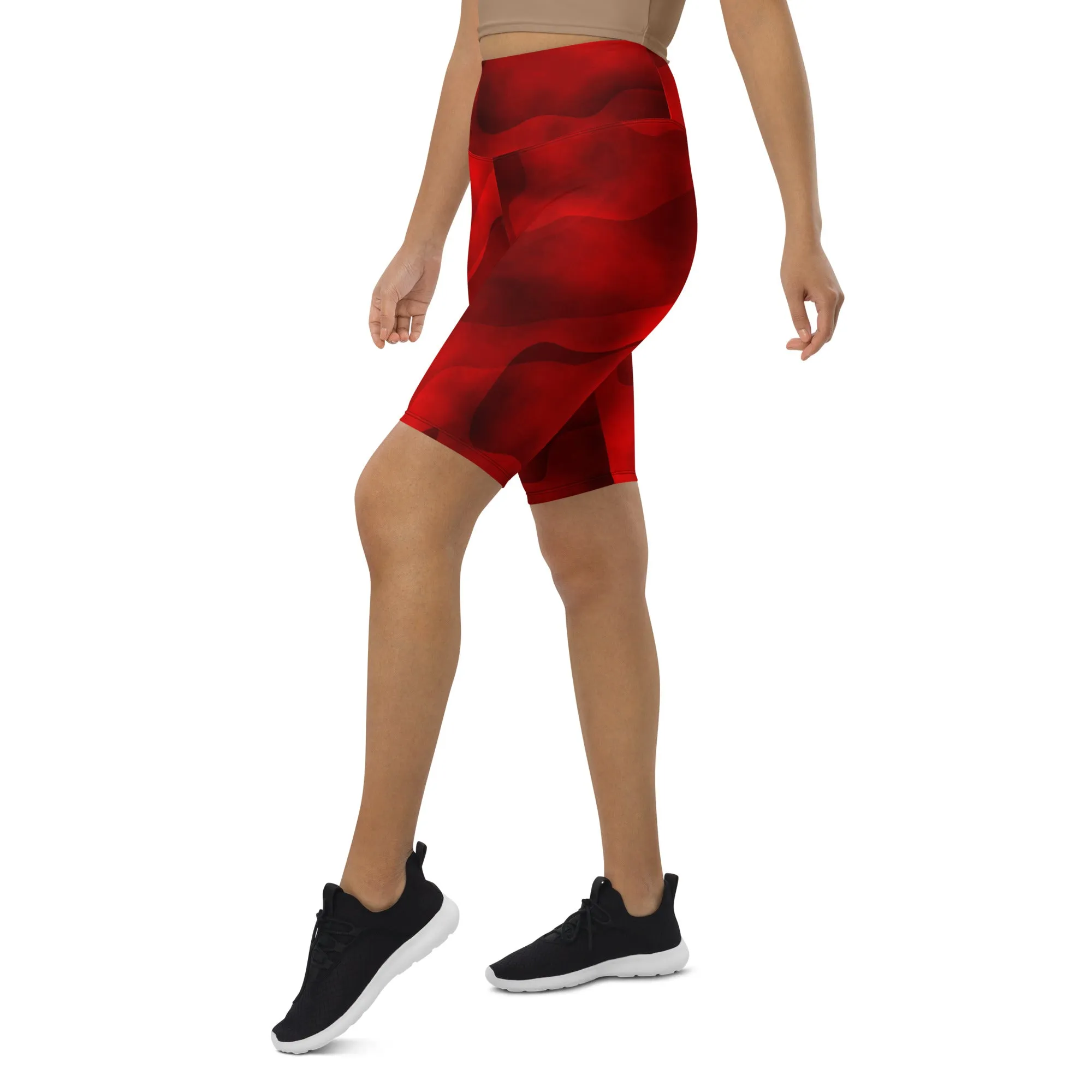Biker Shorts True Red