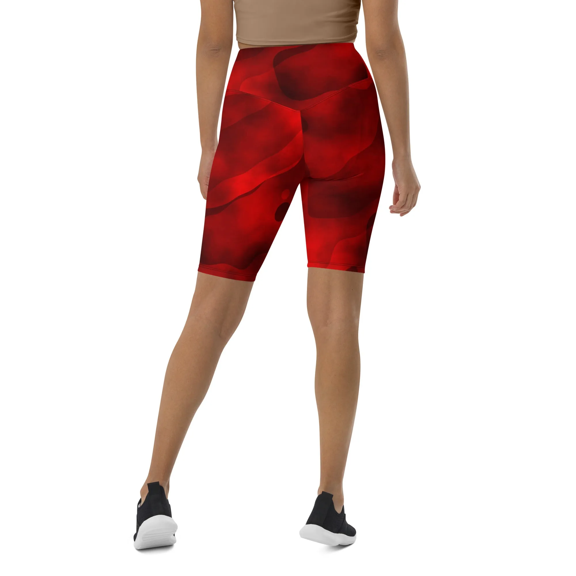 Biker Shorts True Red