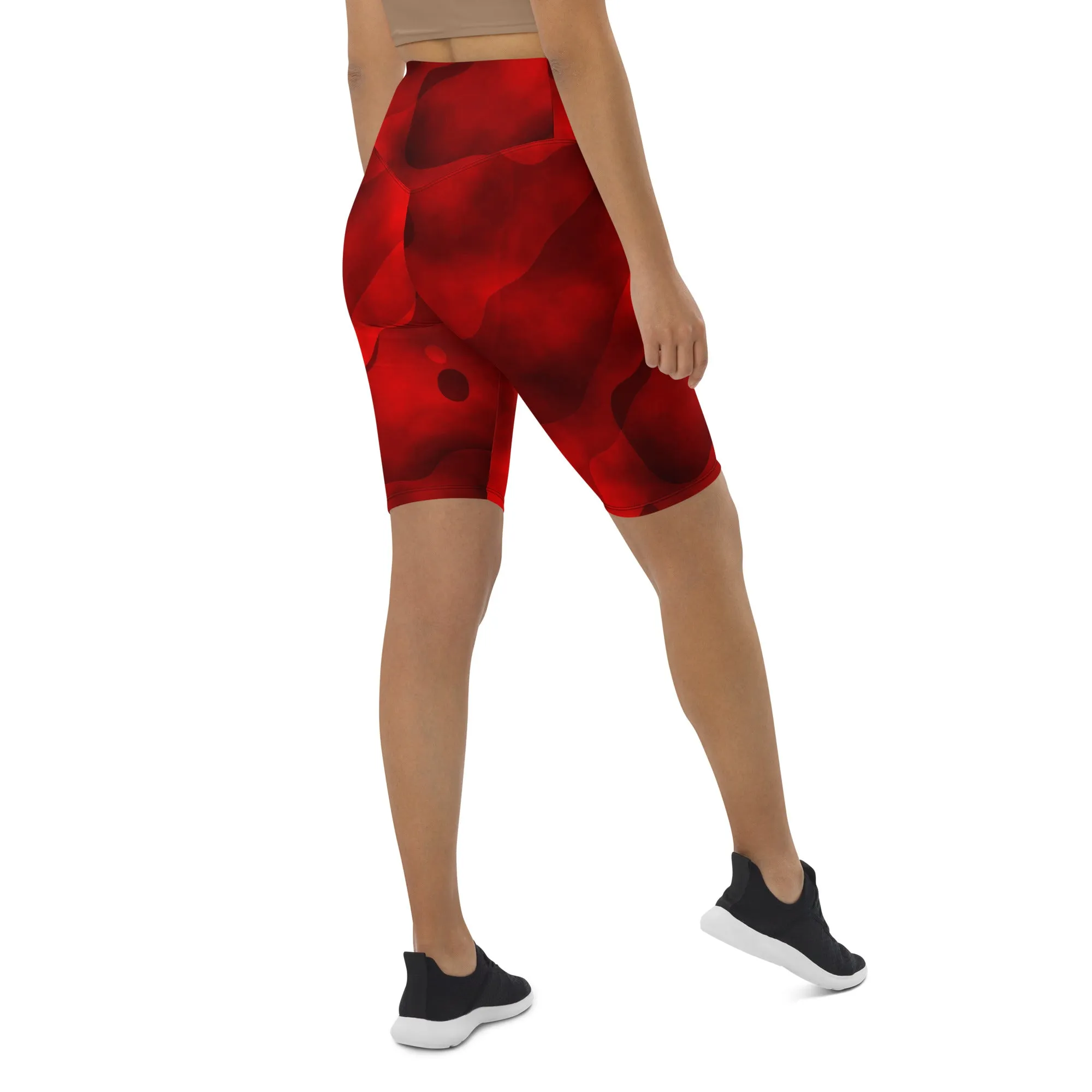 Biker Shorts True Red