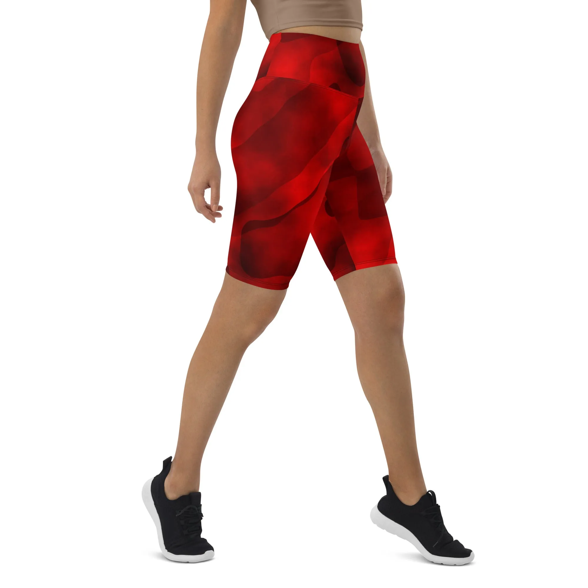 Biker Shorts True Red