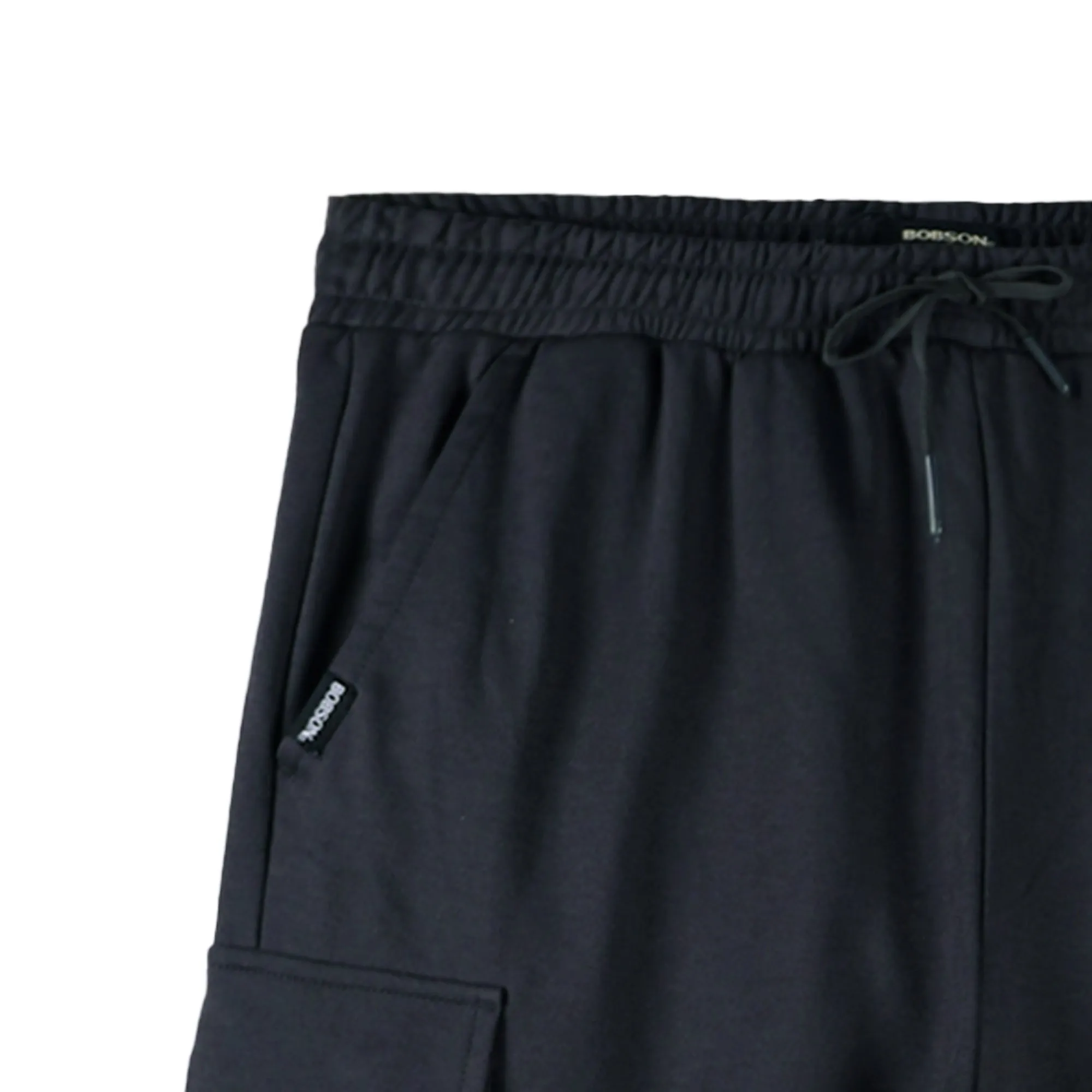 Bobson Japanese Ladies Basic Non-Denim Drawstring Pants 154461-U (Dark Gray)