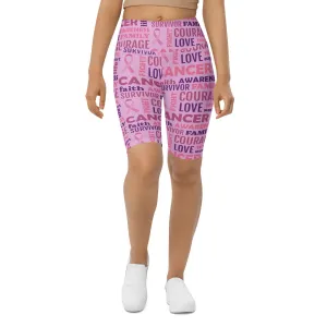 Breast Cancer Awareness Biker Shorts