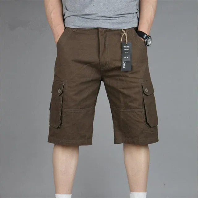 Cargo Shorts Men Summer Fashion Army Military Tactical Shorts