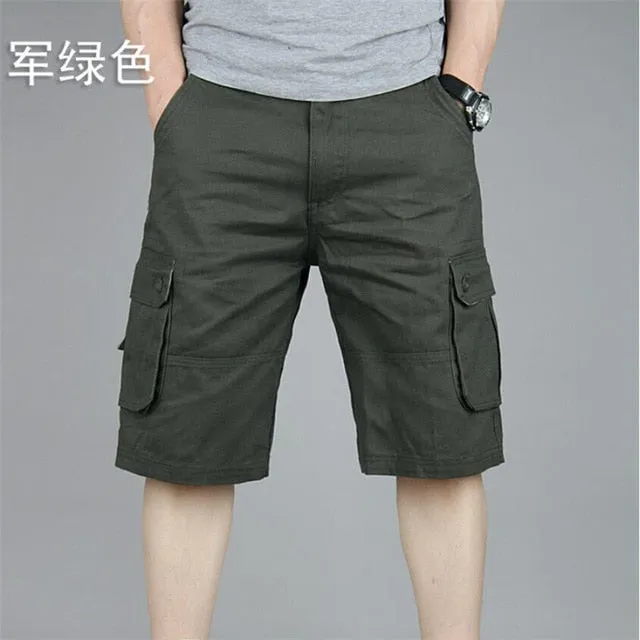 Cargo Shorts Men Summer Fashion Army Military Tactical Shorts