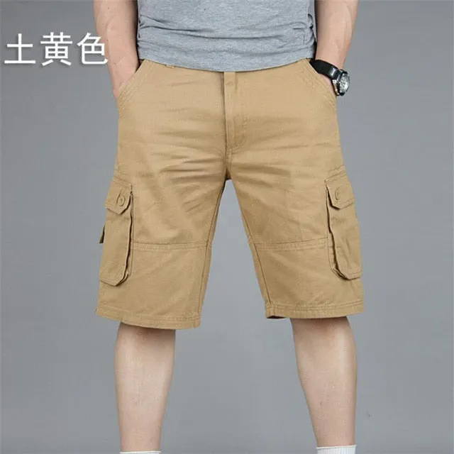 Cargo Shorts Men Summer Fashion Army Military Tactical Shorts