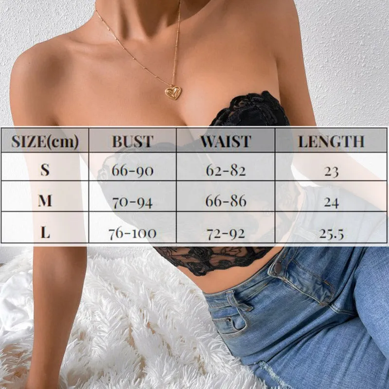 Chic Floral Lace Corset Top
