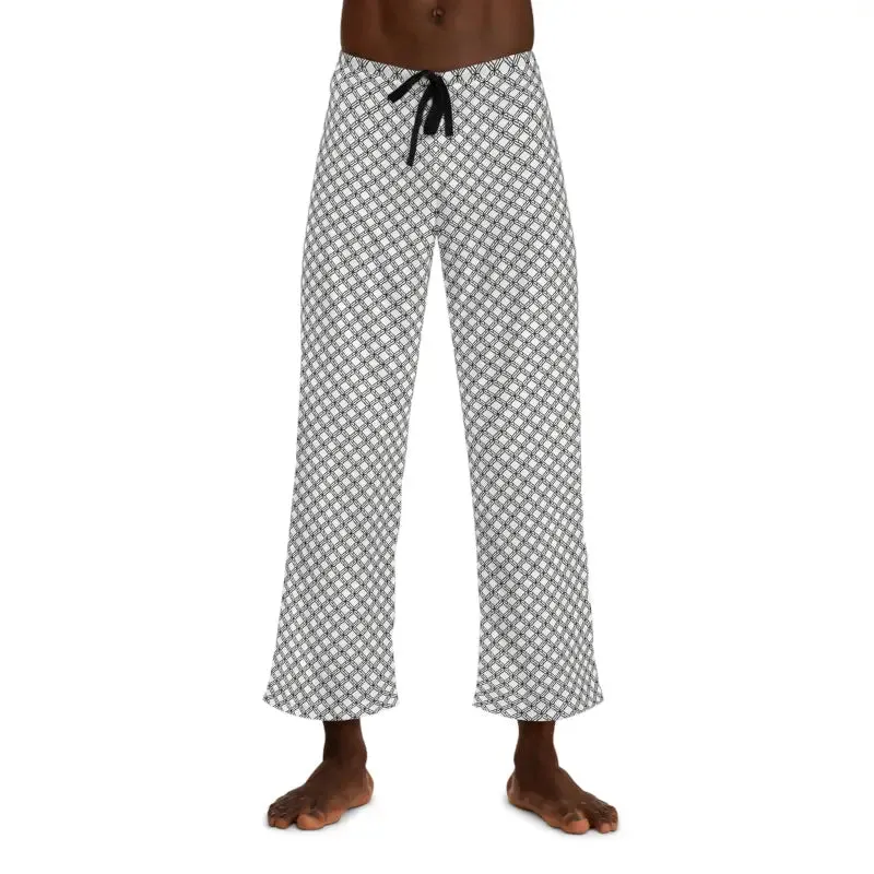 Chill in Grey Black Checkered Pajama Pants
