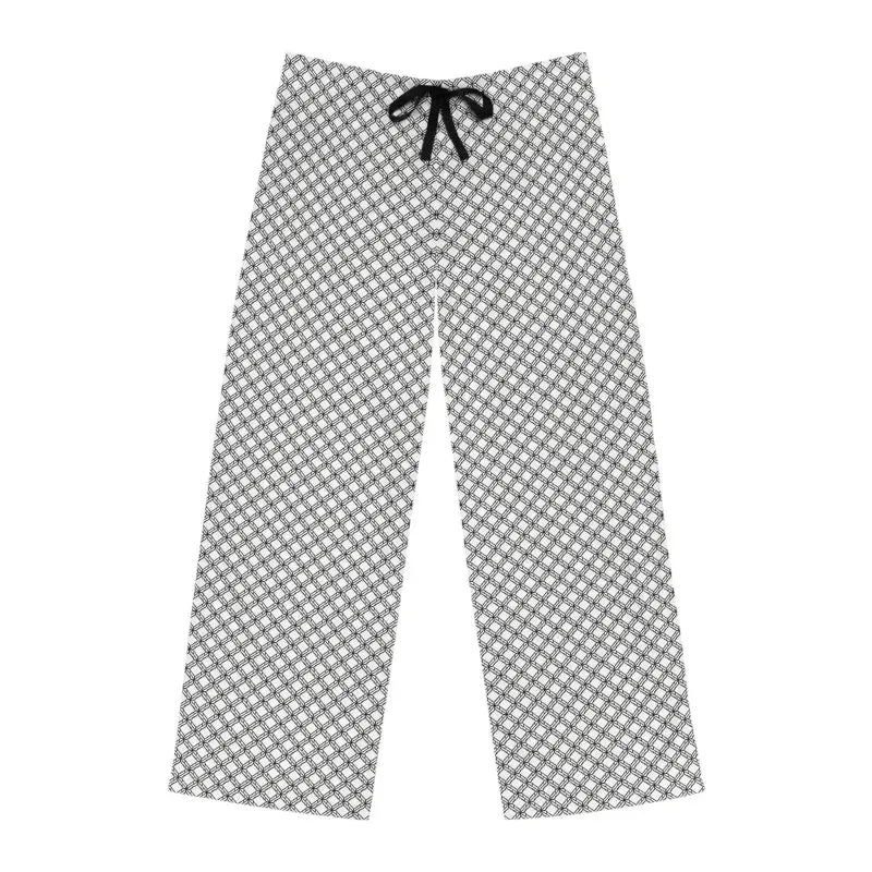 Chill in Grey Black Checkered Pajama Pants