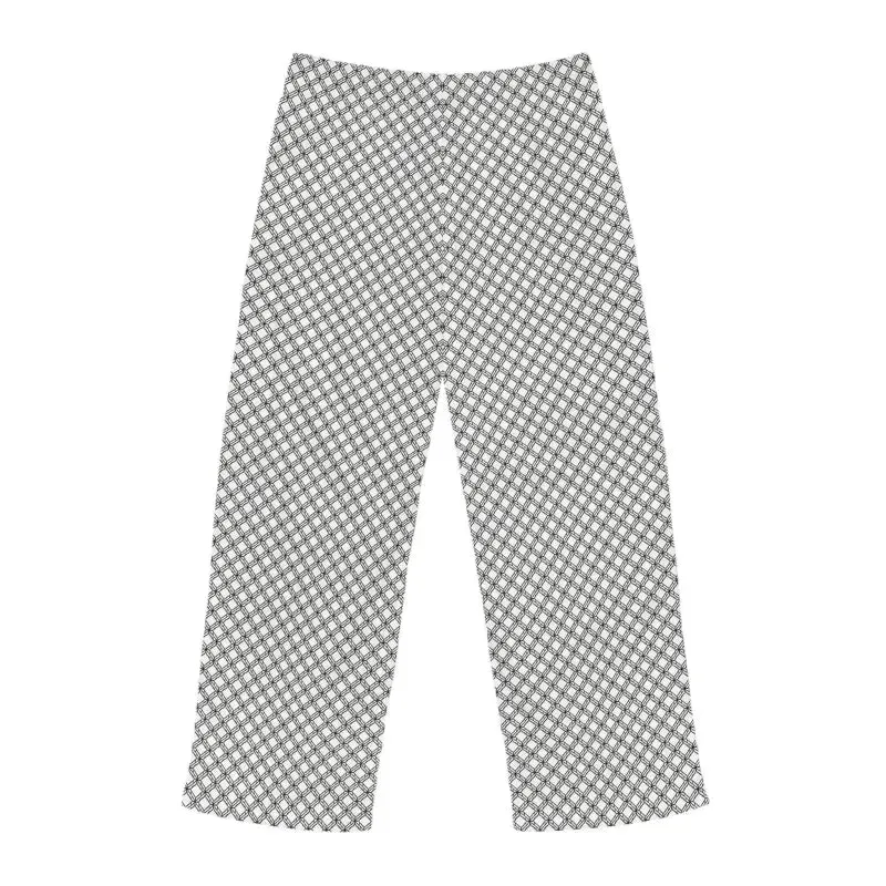 Chill in Grey Black Checkered Pajama Pants
