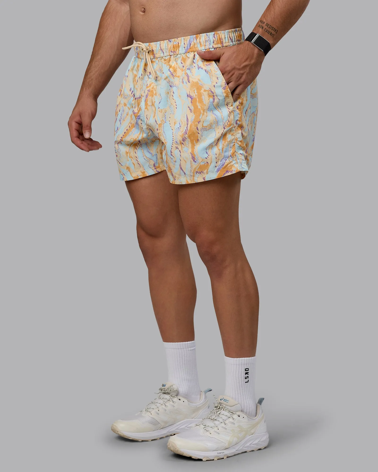 Classic 5" Shorts - Brush Orange Cream