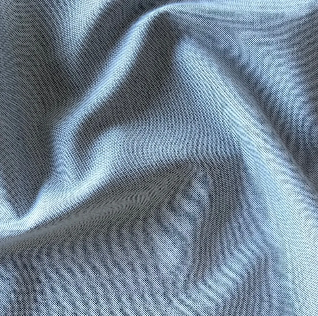 Classic Pearl Grey Oxford Cotton Shirting