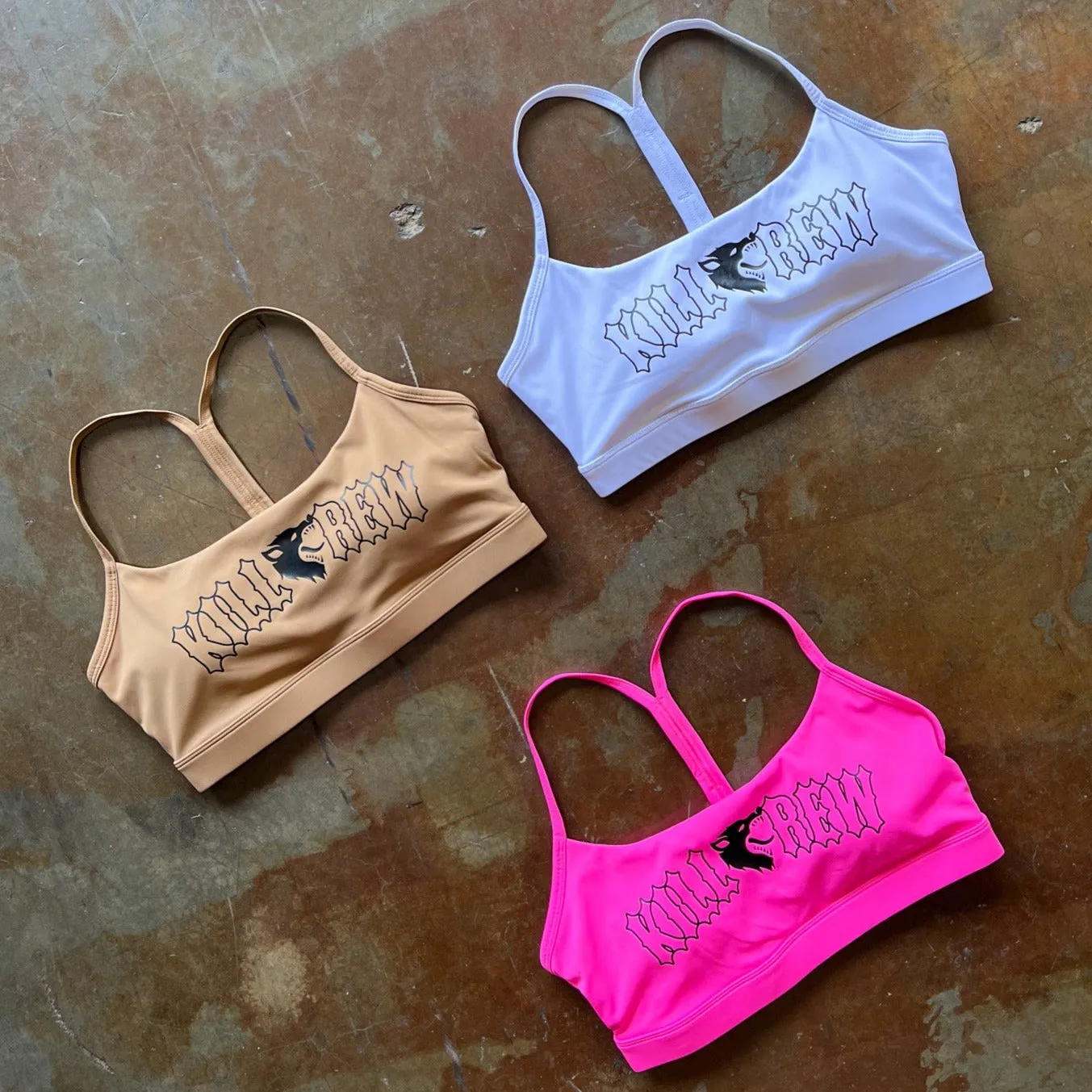 CLASSIC SPORTS BRA - PINK / BLACK
