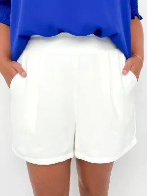 Classic White Shorts