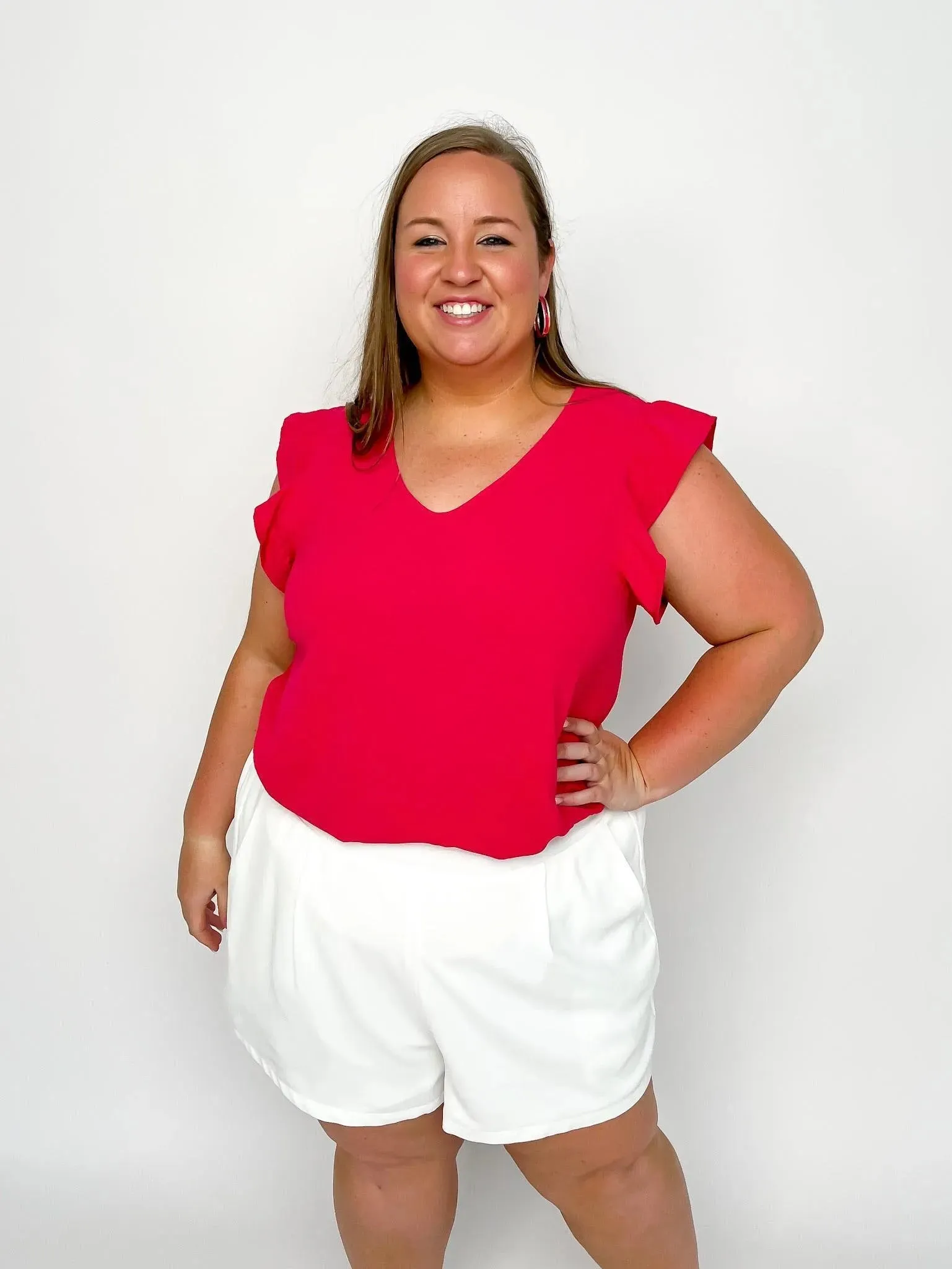 Classic White Shorts