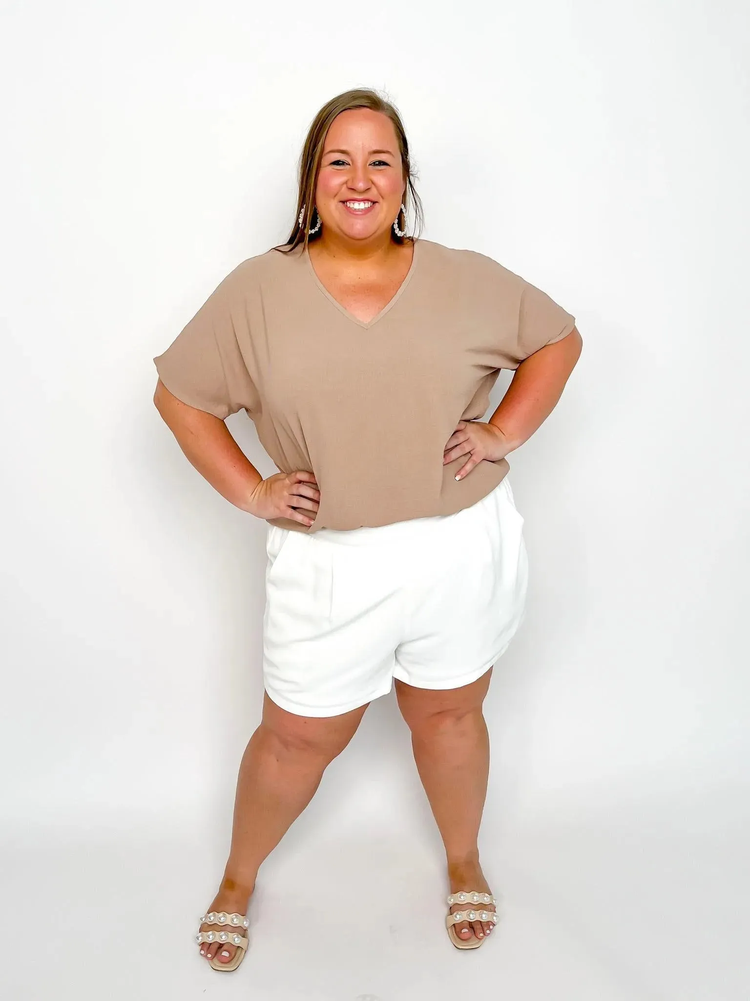 Classic White Shorts