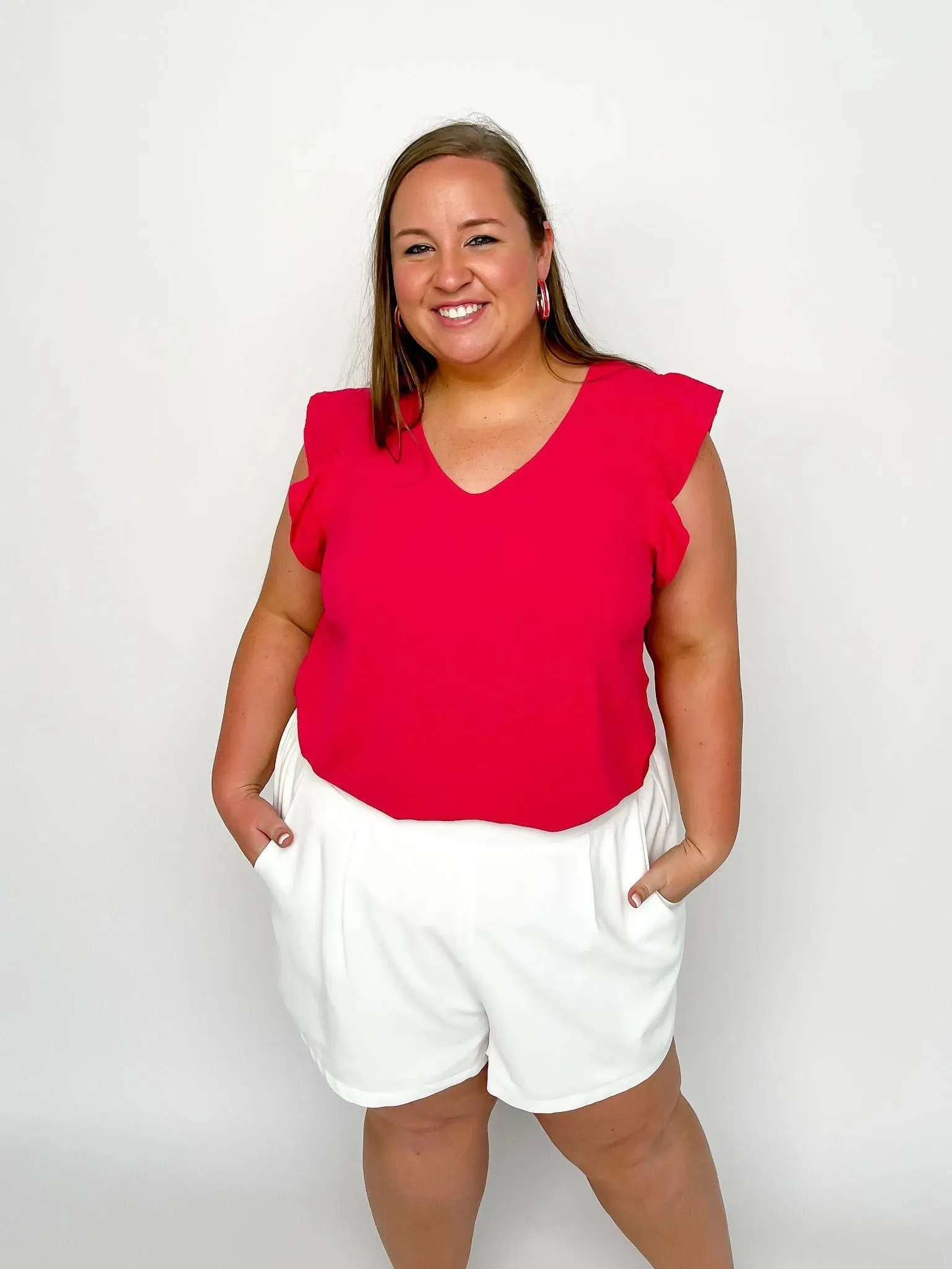 Classic White Shorts