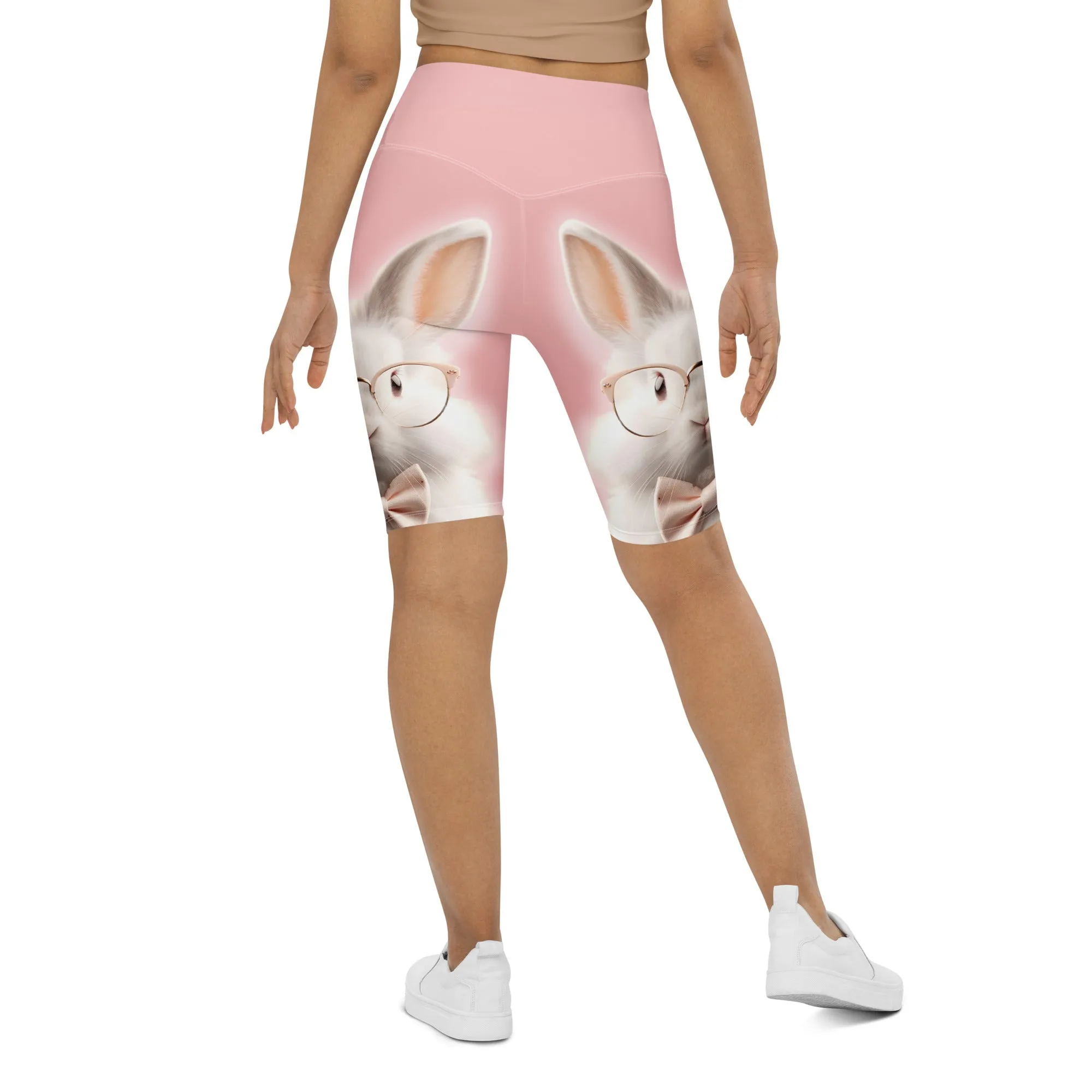 Cute Bunny Biker Shorts
