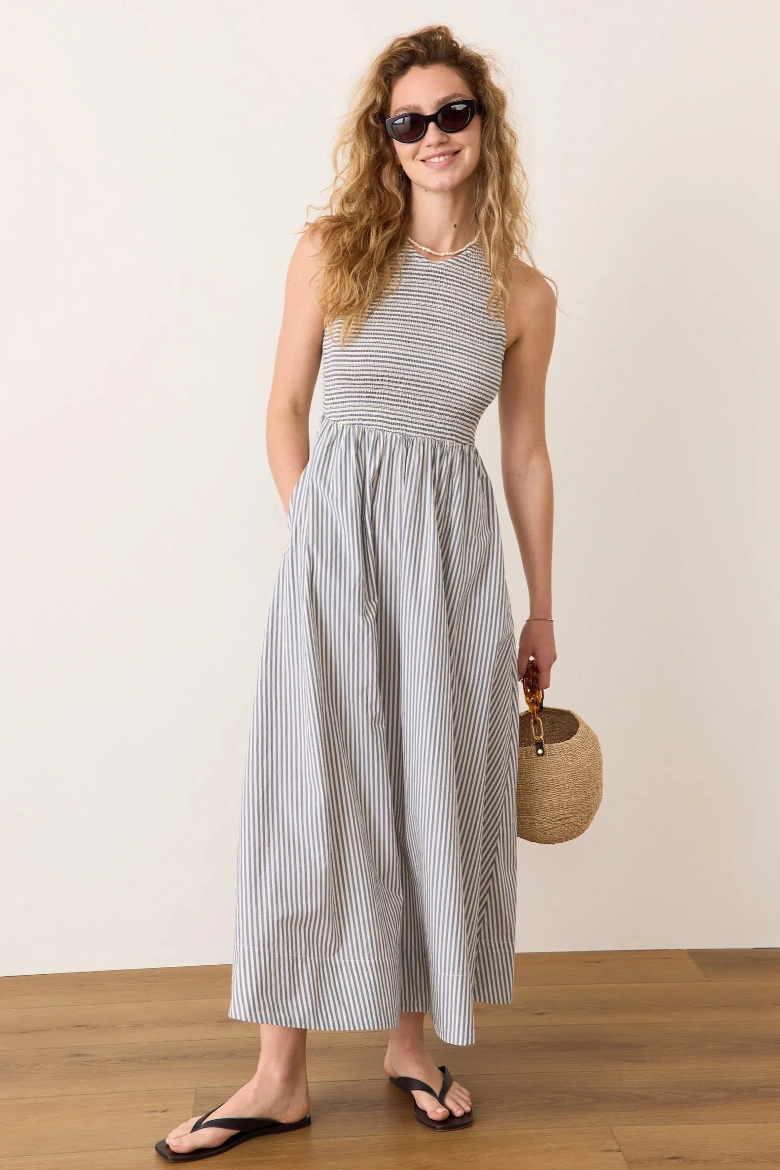 Darcy Poplin Smocked Dress