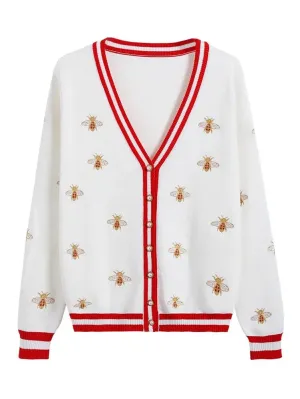 Elizabeth Bee Embroidery Cardigan