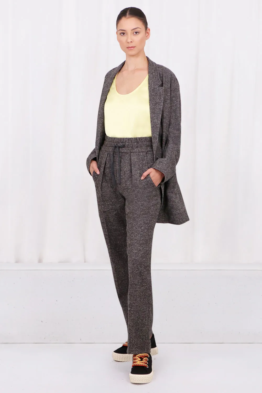 ETOILE MIROKI RELAXED SUIT PANTS | ANTHRACITE