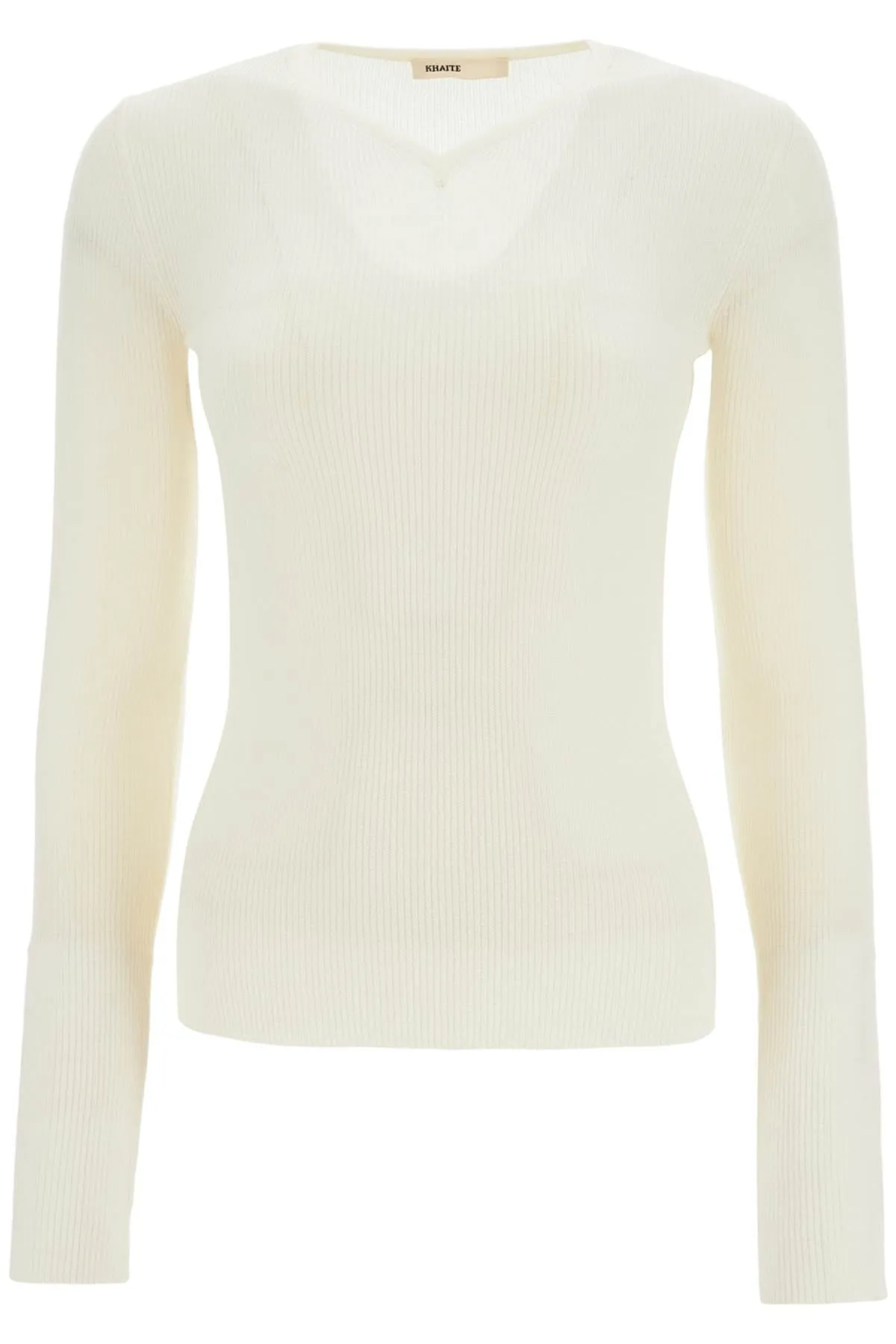 glaze color wool top with v-neck 9699511 GLAZE