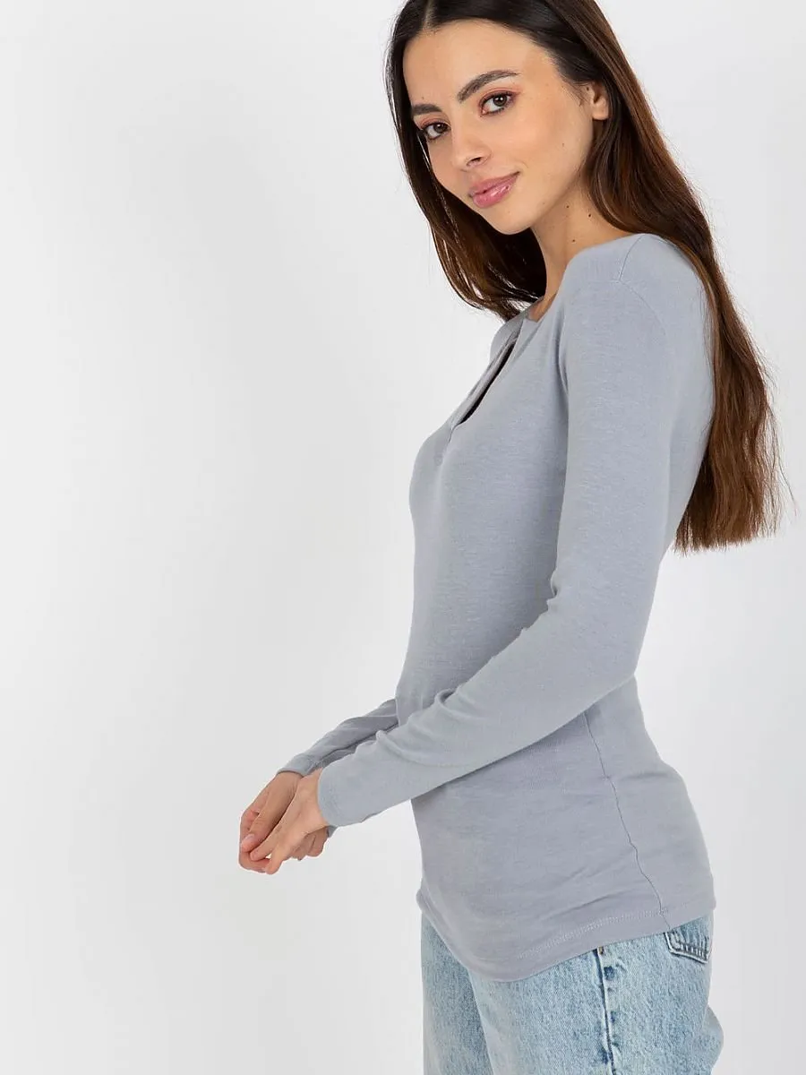 GRY HRT NKL LNG SLV T-Shirt