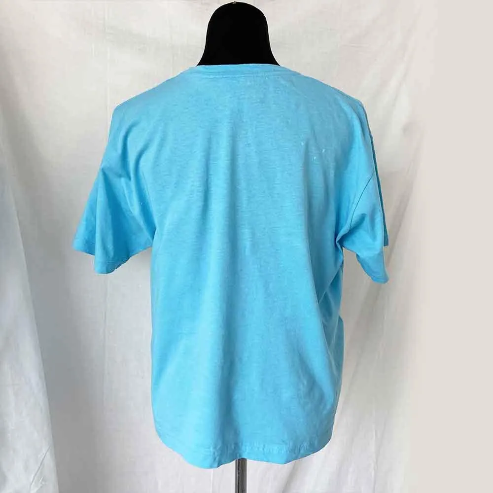 Gucci Light Blue Logo T Shirt