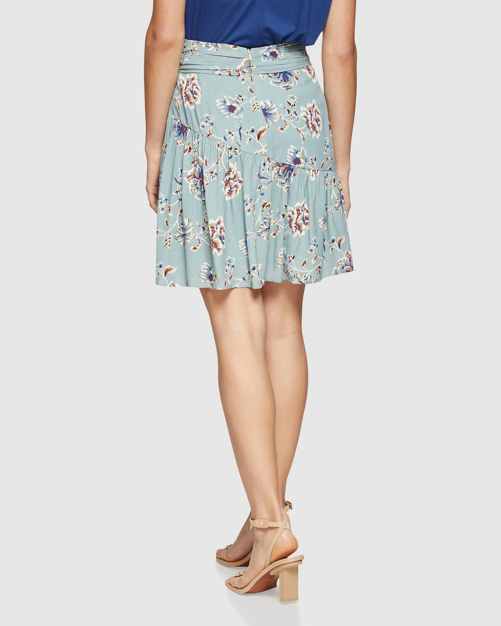 Kat Floral Printed Skirt