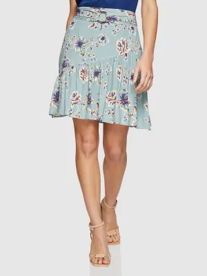 Kat Floral Printed Skirt