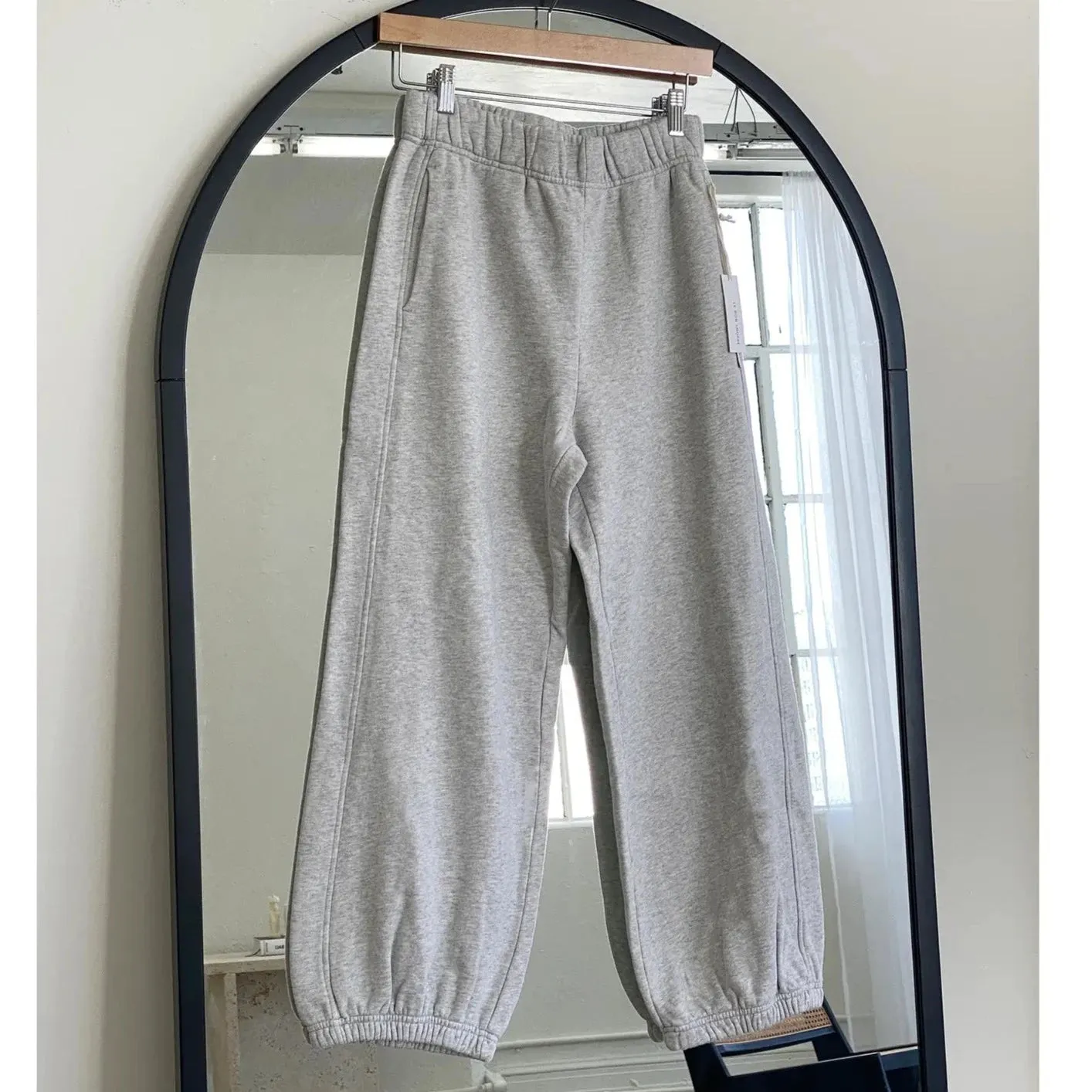 Le Bon Shoppe French Terry Balloon Pants - Grey