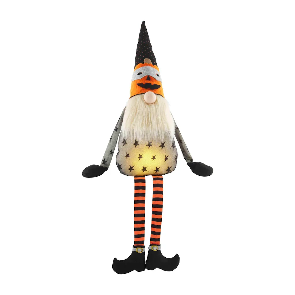 Light Up Dangle Arm Halloween Gnomes