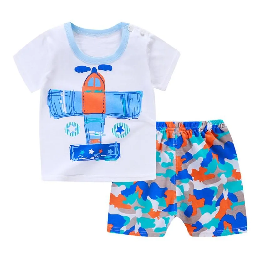 Little Pilot and Aye Aye Captain Baby and Toddler Shorts Set of 2