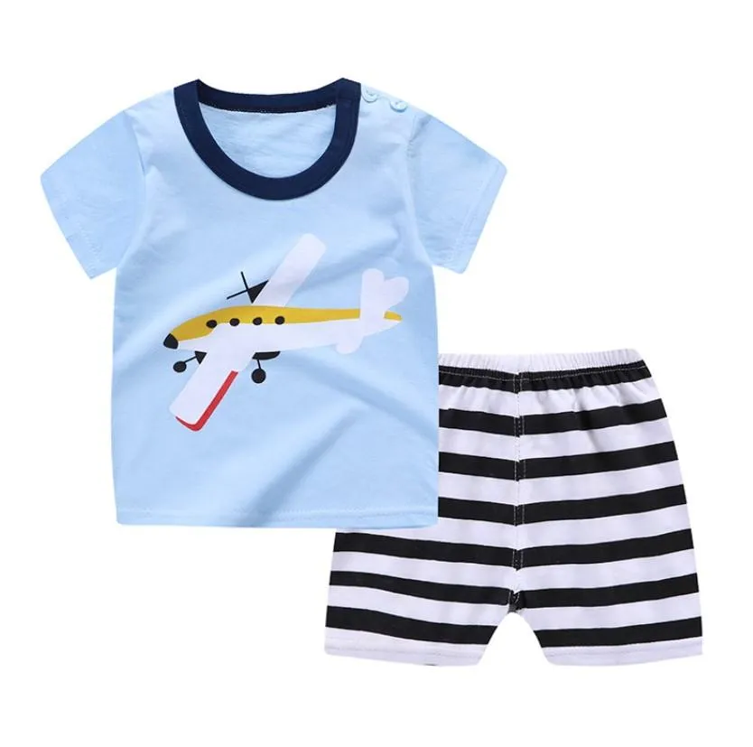 Little Pilot and Aye Aye Captain Baby and Toddler Shorts Set of 2