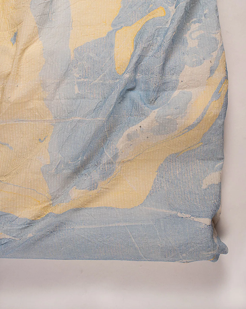 Marble Print Kantha Cotton Fabric