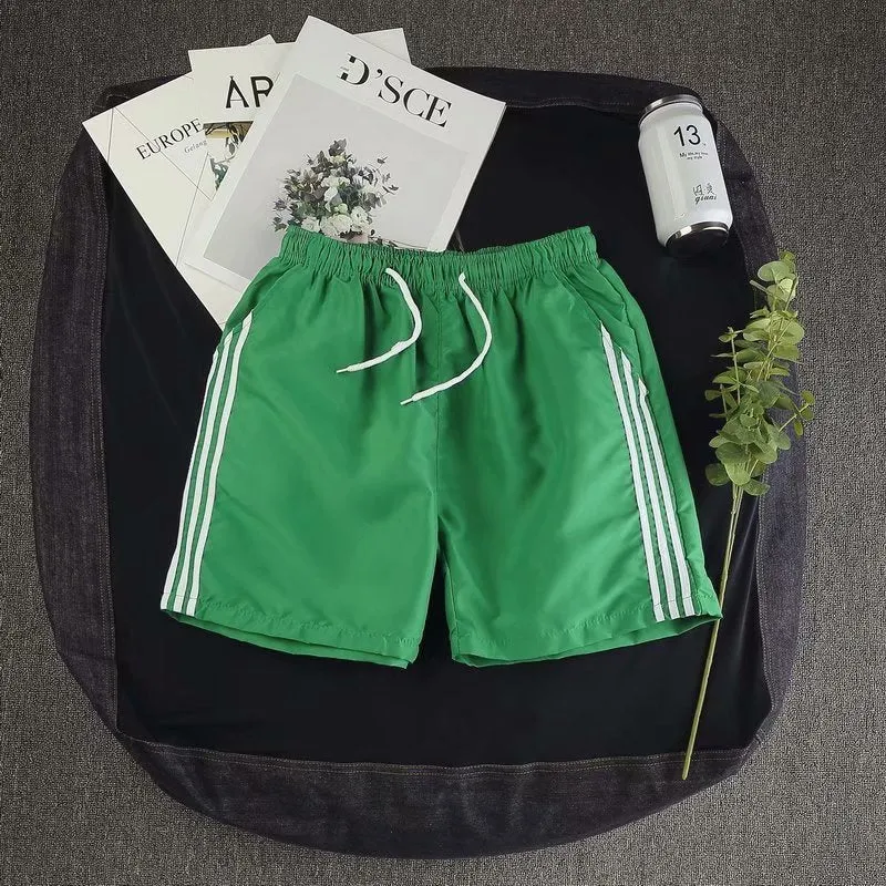 Men Summer Beach Pants Korean Loose Casual Shorts Trendy Teens All-Matching Bermuda Sporty Bermuda Shorts