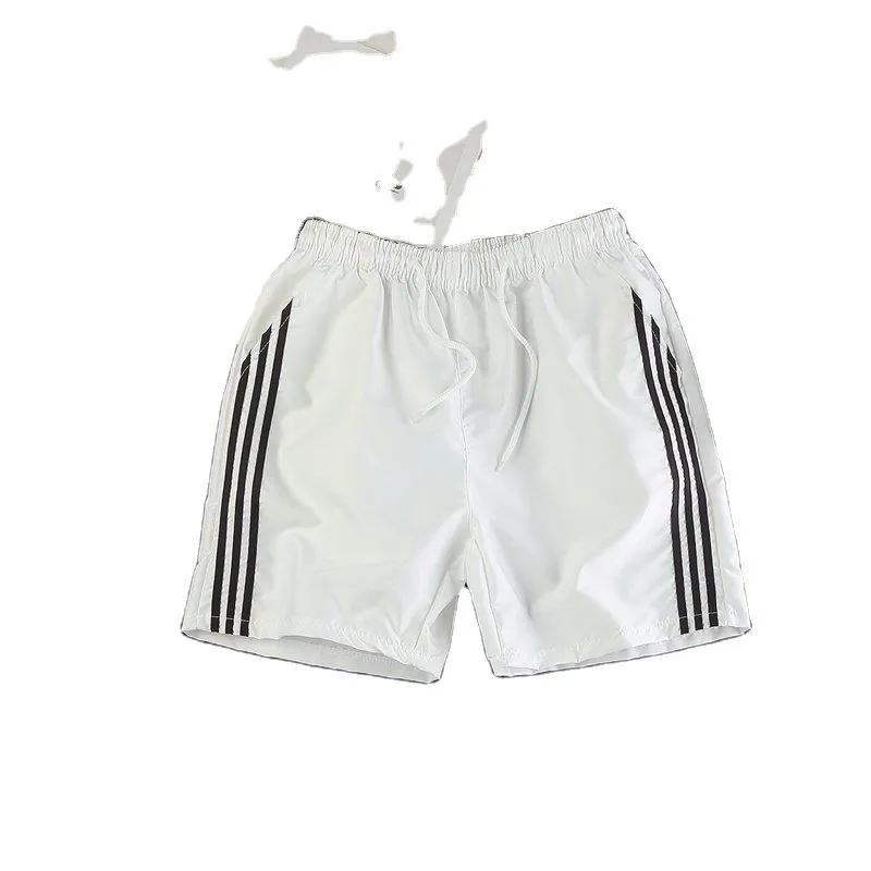 Men Summer Beach Pants Korean Loose Casual Shorts Trendy Teens All-Matching Bermuda Sporty Bermuda Shorts
