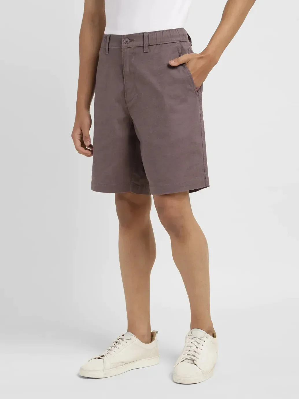 Men's Brown Regular Fit Shorts
