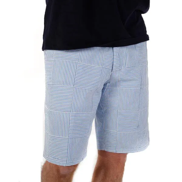 Men's Madras Bermuda Shorts - SS Blue