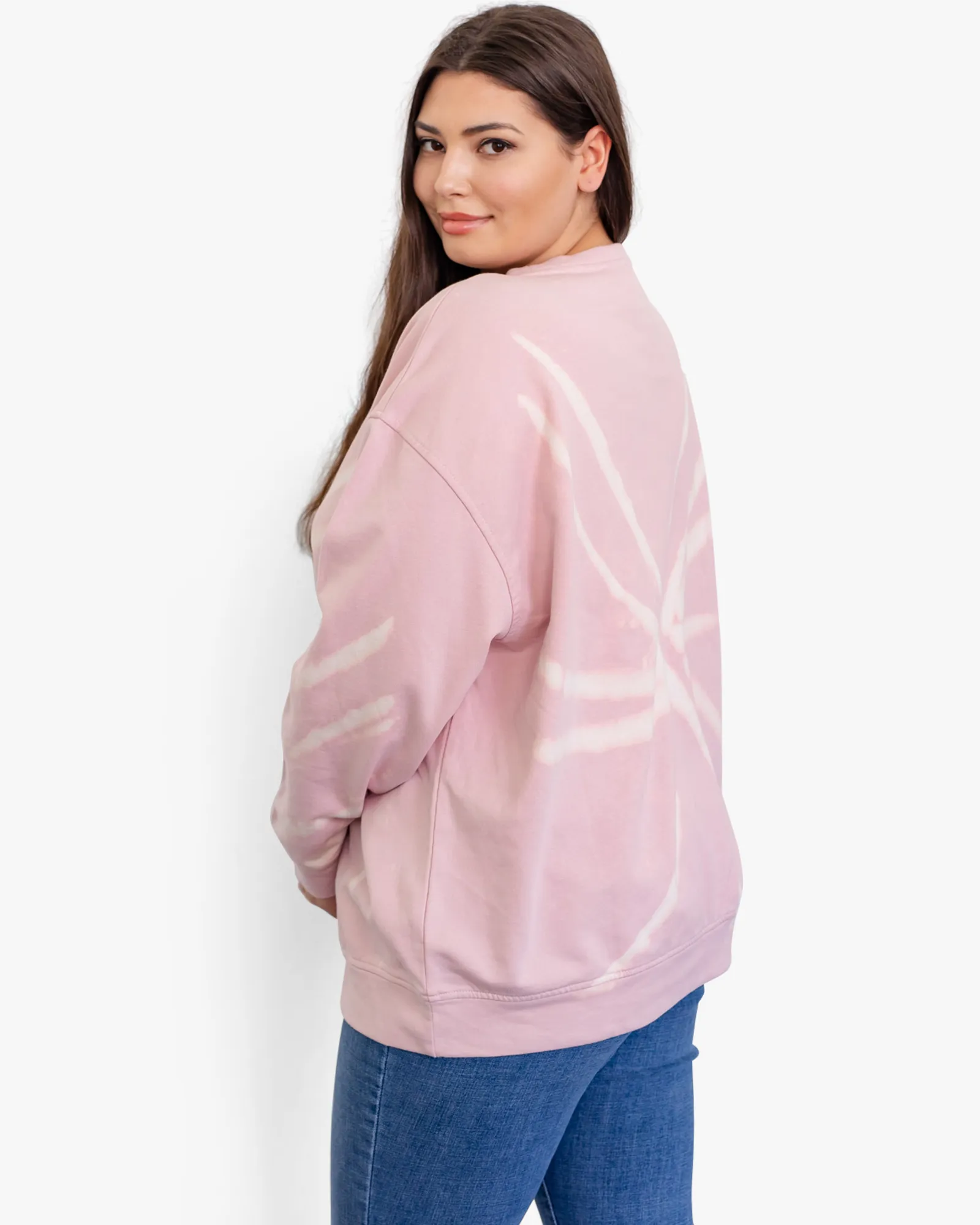 Mimi Tie-Dye Sweatshirt | Pink / White