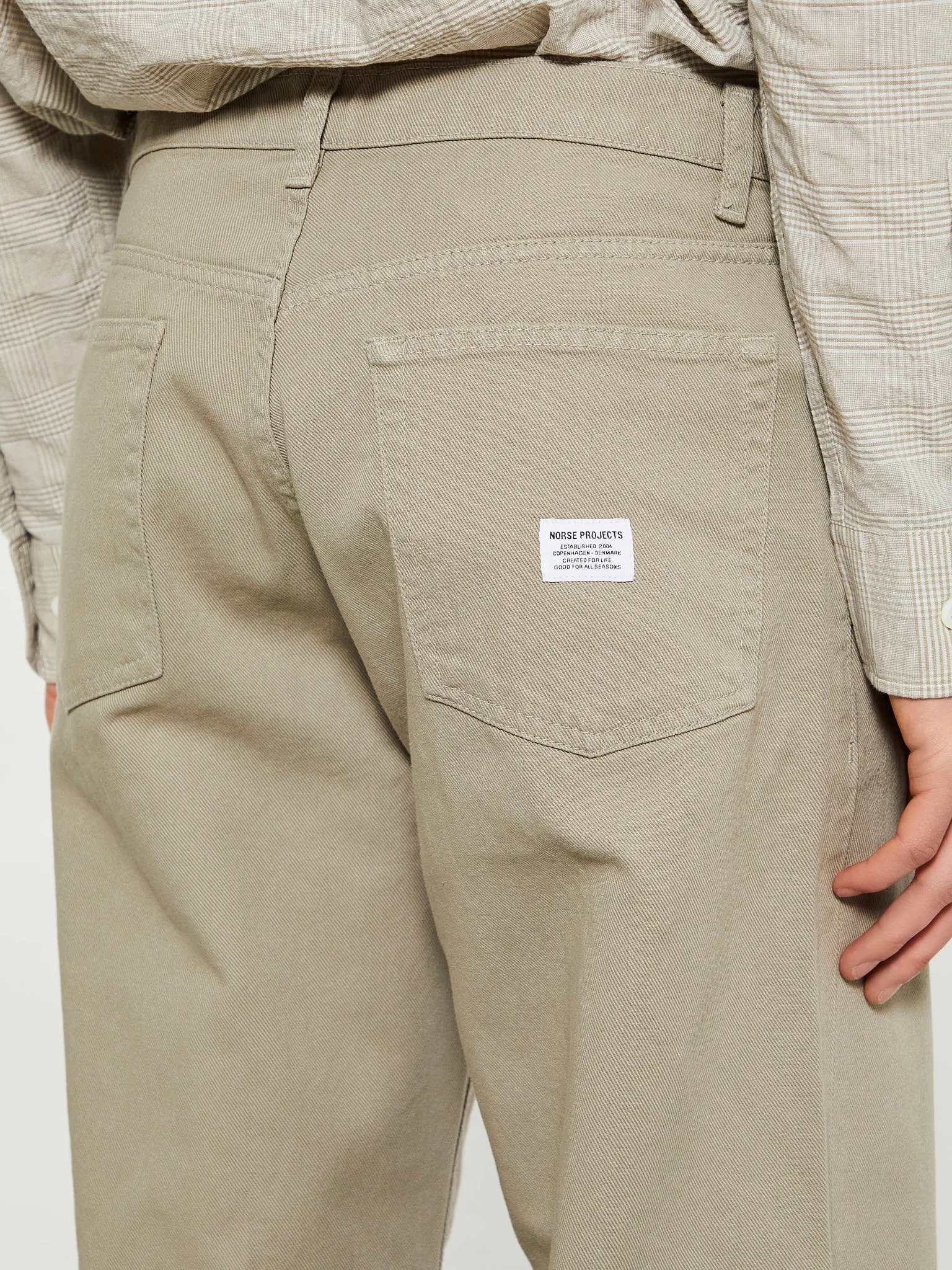 Mogens Relaxed 5 Pocket Heavy Twill Pants in Clay