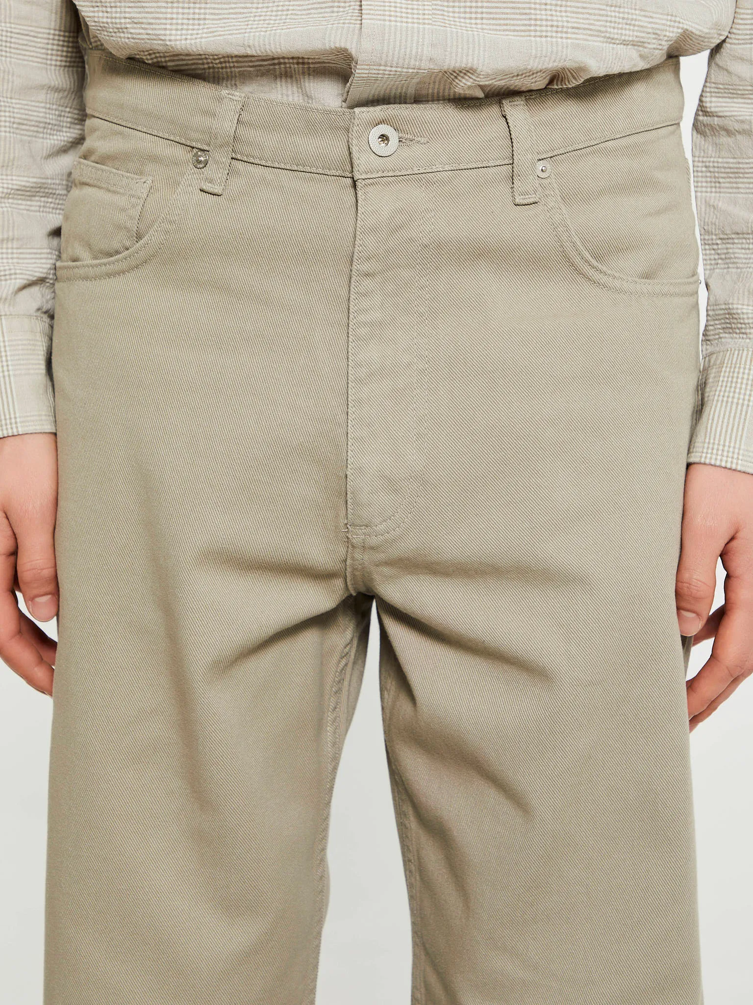 Mogens Relaxed 5 Pocket Heavy Twill Pants in Clay