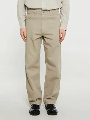 Mogens Relaxed 5 Pocket Heavy Twill Pants in Clay
