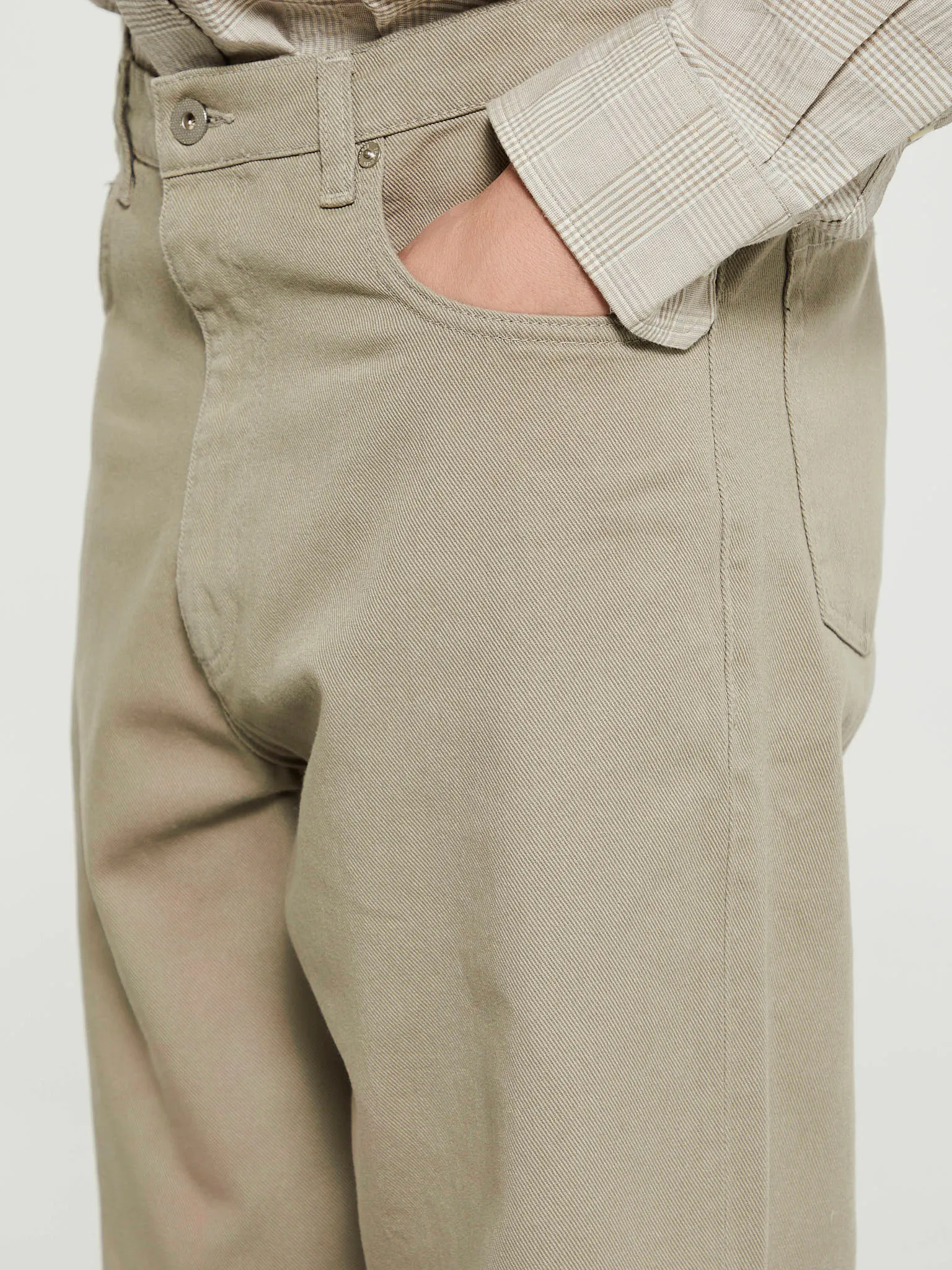Mogens Relaxed 5 Pocket Heavy Twill Pants in Clay